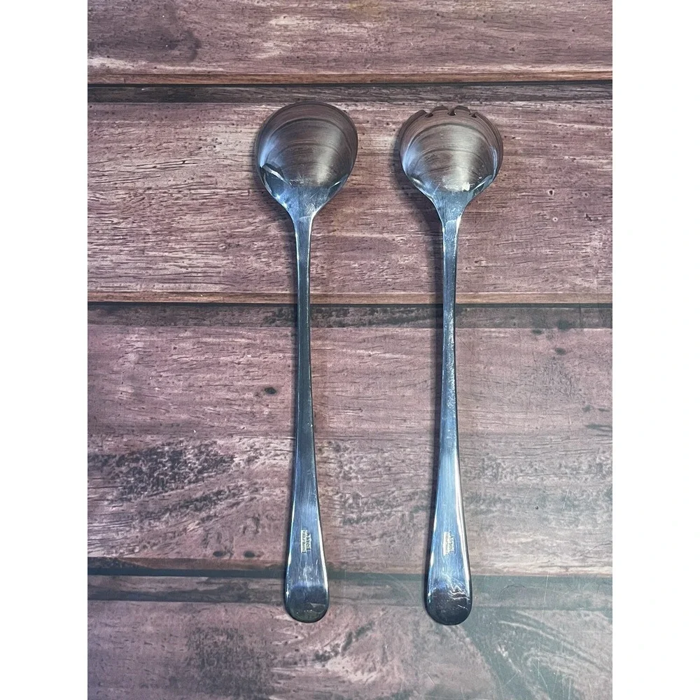 Vintage E P N S Made In England Spoon And Fork 9